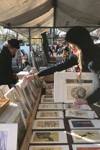 j. Prints and books at Rien on Saturday